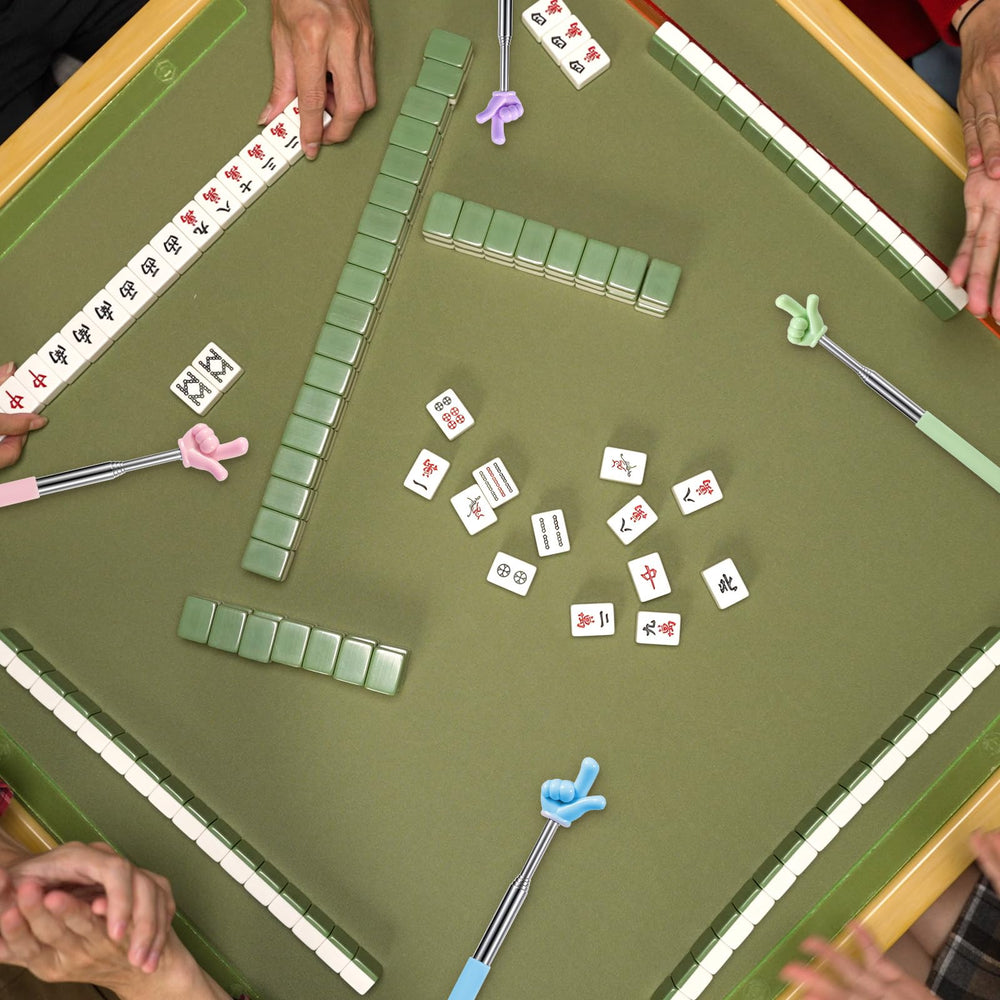 Vibrant multicolor Aphumedc tile grabbers brighten the game table