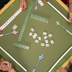 Vibrant multicolor Aphumedc tile grabbers brighten the game table