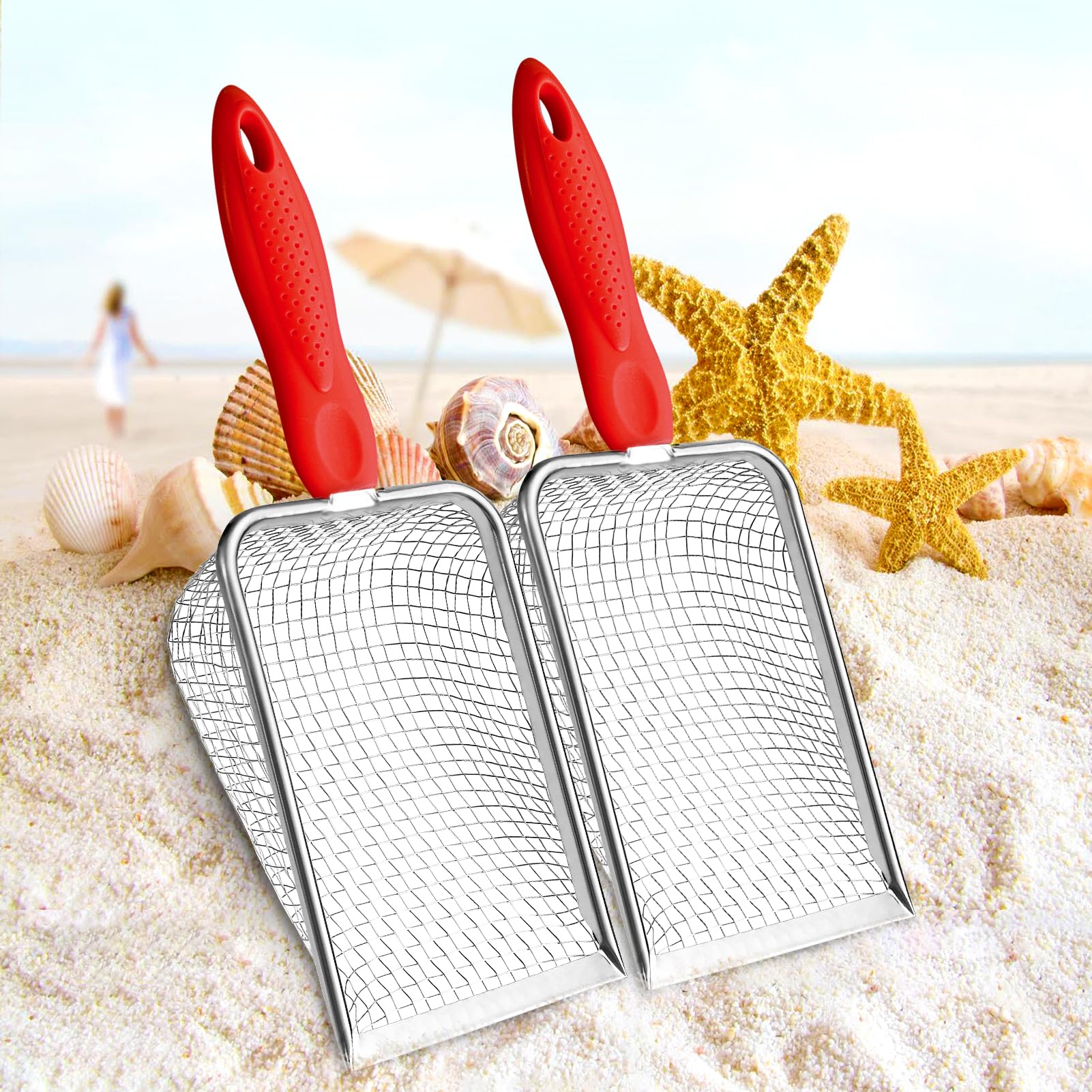 Apidgrowth Shell Collection Shovel with fine mesh for shell discovery