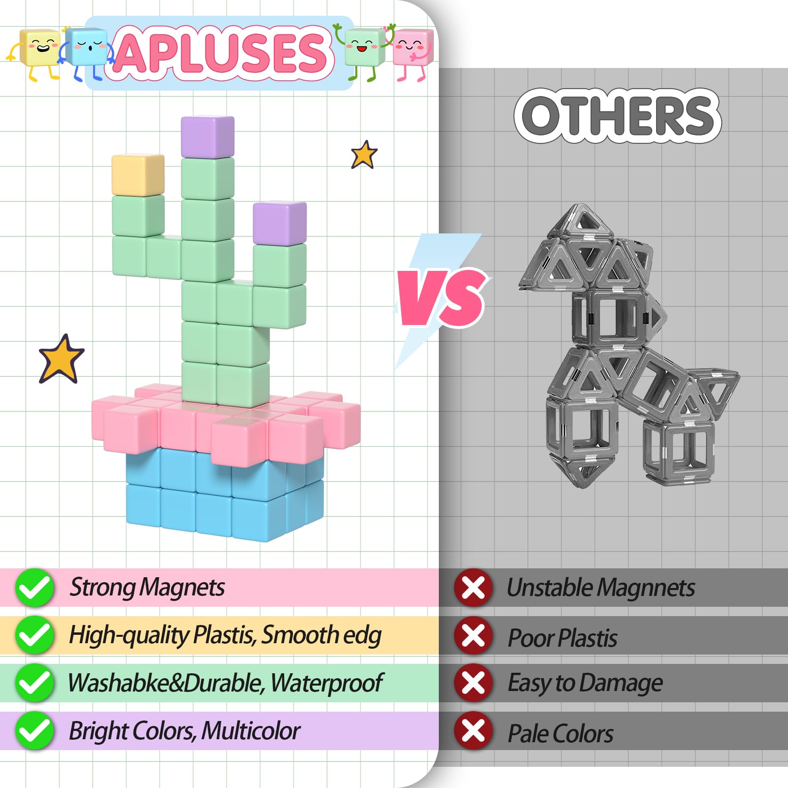 Apluses classroom and home learning setup illustrates versatile use in schools or family time.