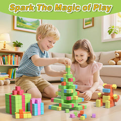 Apluses blocks support early STEM and sensory learning at home or school.