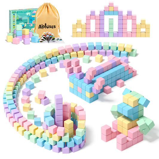 Apluses 45PCS magnetic blocks set for creative, open-ended play