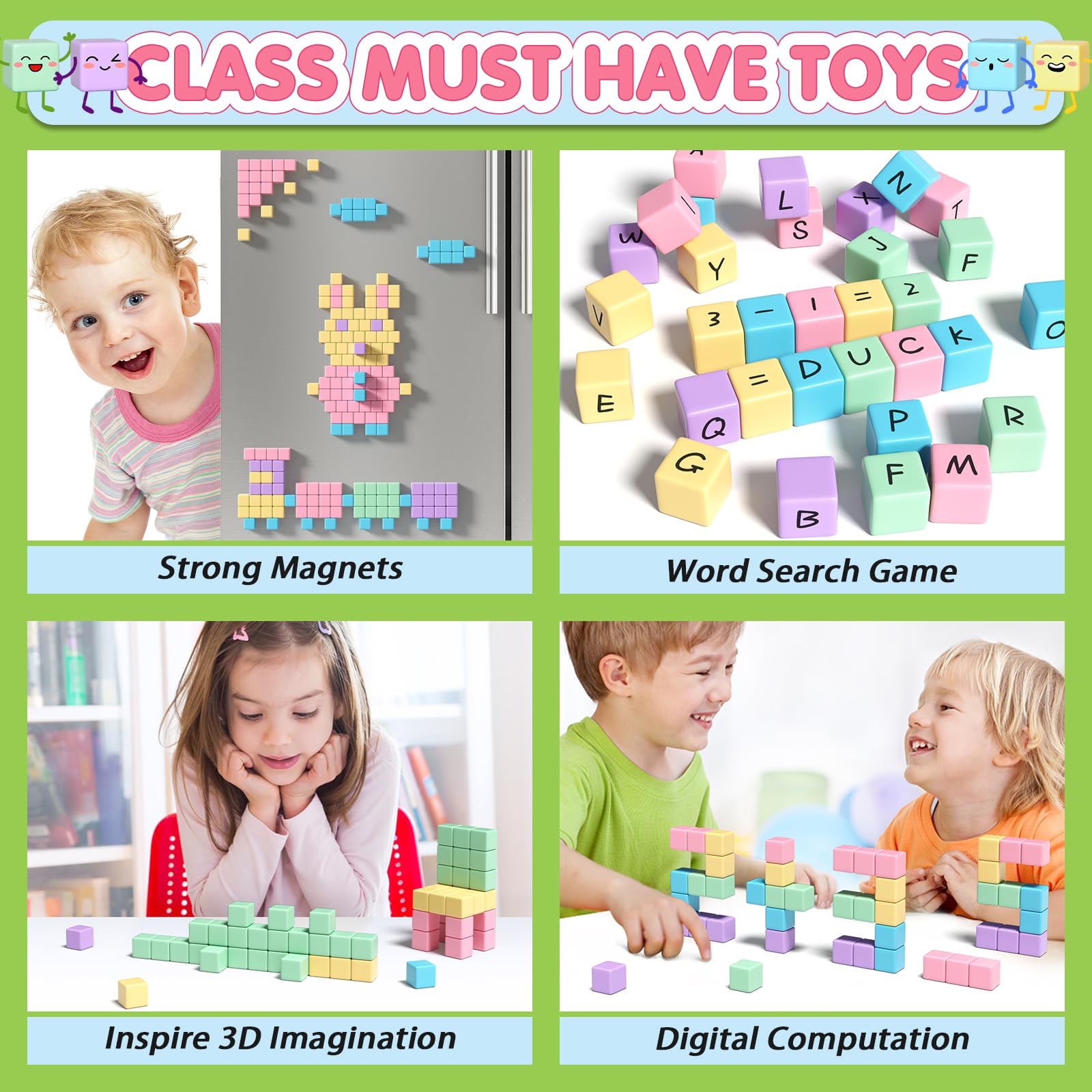 Apluses autism sensory blocks with colors and textures for calming focus