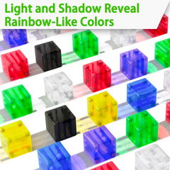 Apluses colorful magnetic cubes support color sorting and patterns
