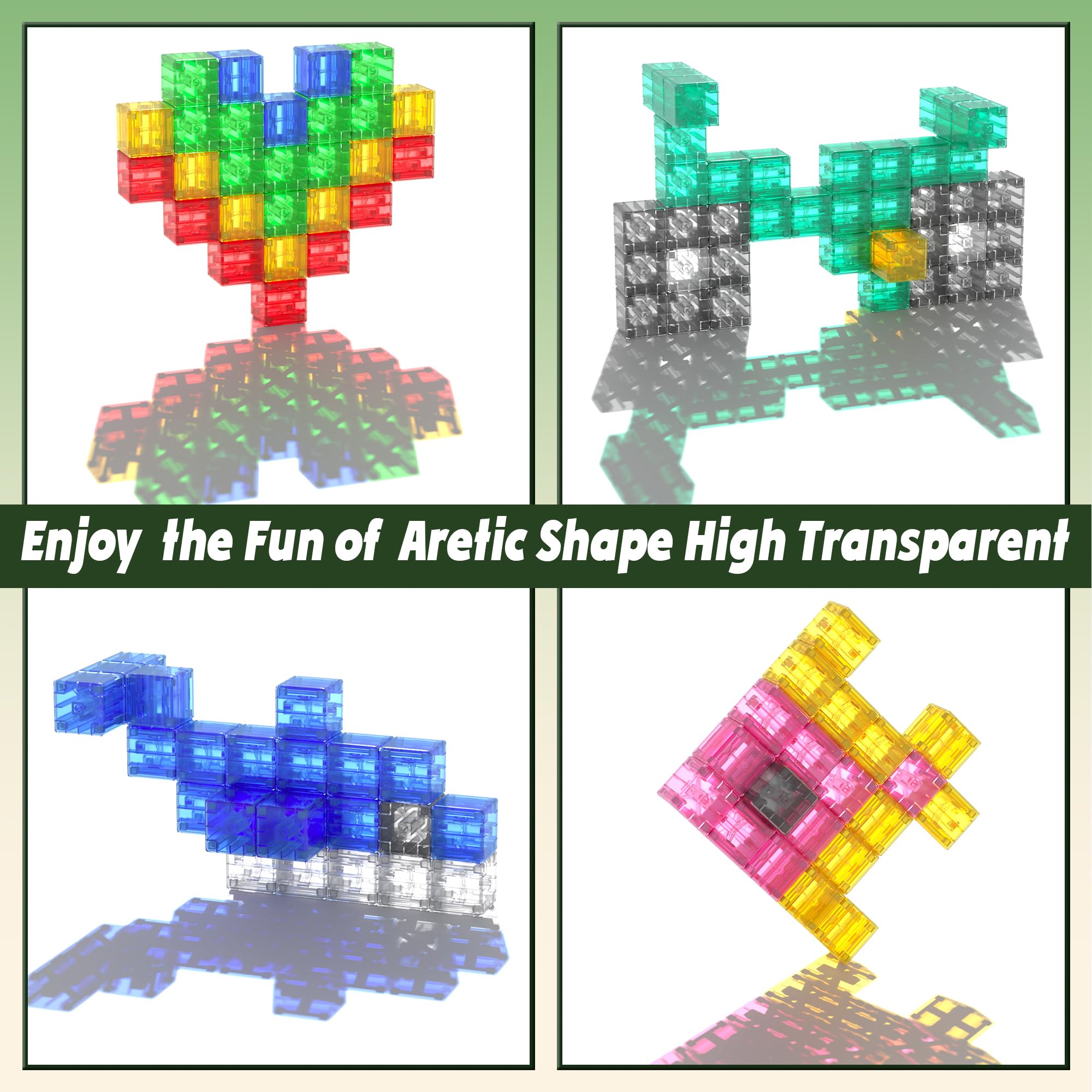 Apluses STEM blocks designed for ages 3 to 8 to grow with kids