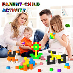 Apluses magnetic blocks make a versatile gift for 3-5 year olds.