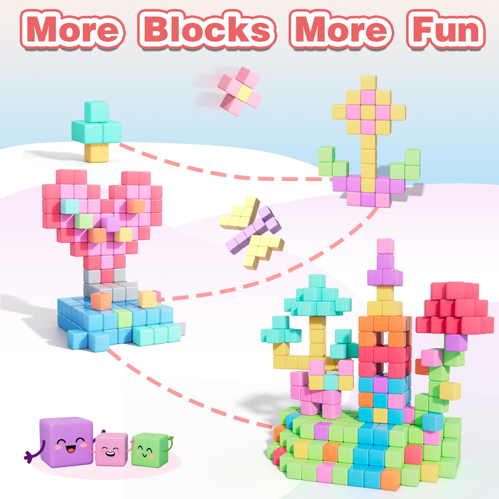 Apluses preschool STEM toy supports critical thinking, creativity, and fine motor skills.