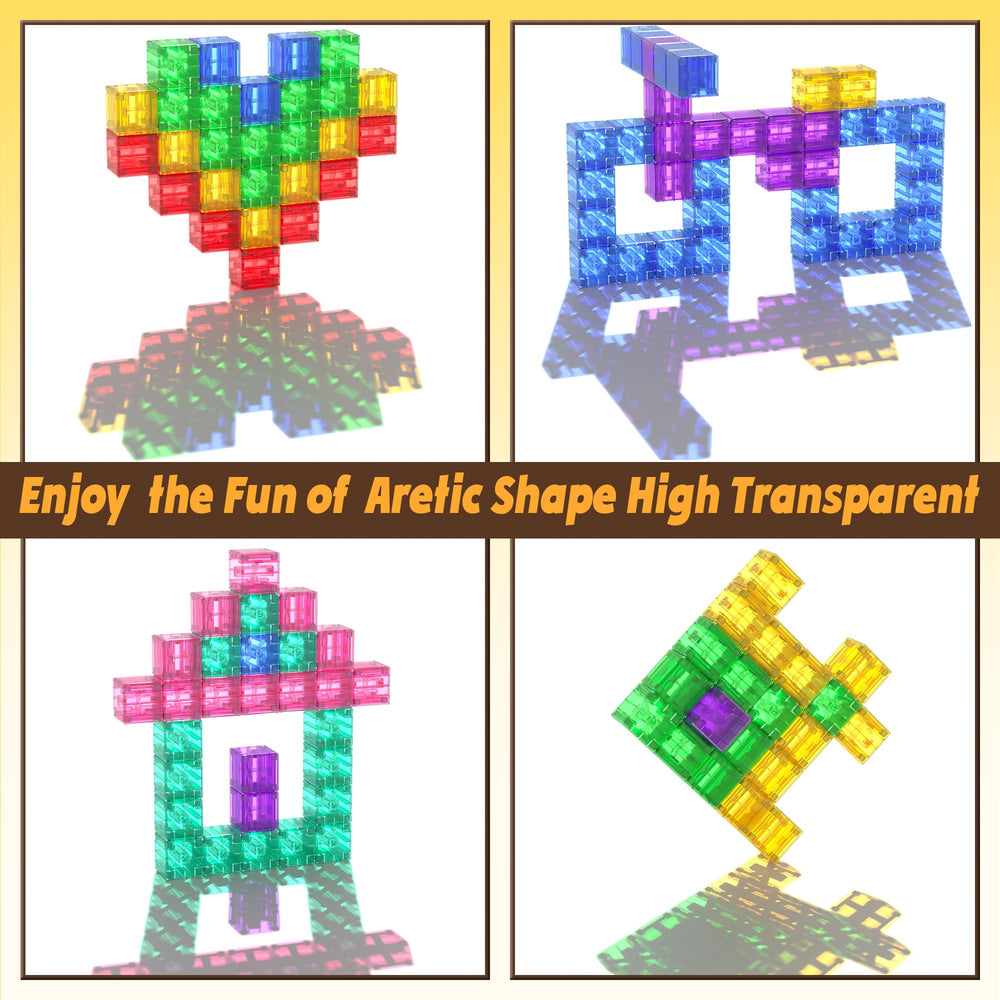 Apluses STEM style blocks supporting spatial thinking and fine motor skills
