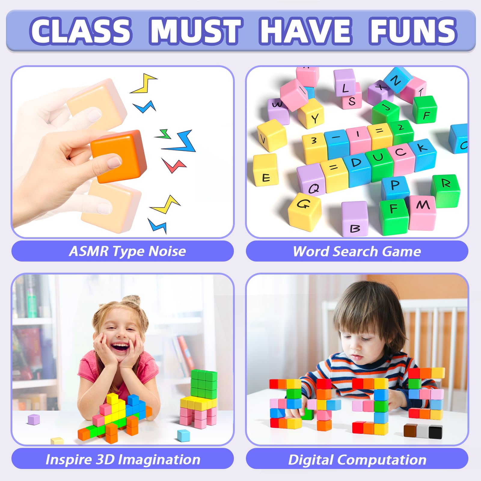 Apluses storage bag keeps blocks organized for on-the-go play.