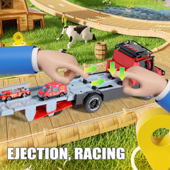 APOBATK dual-launchers on race track enhance action-packed sessions.