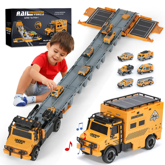 APOBATK versatile transforming truck in yellow ready for imaginative play.