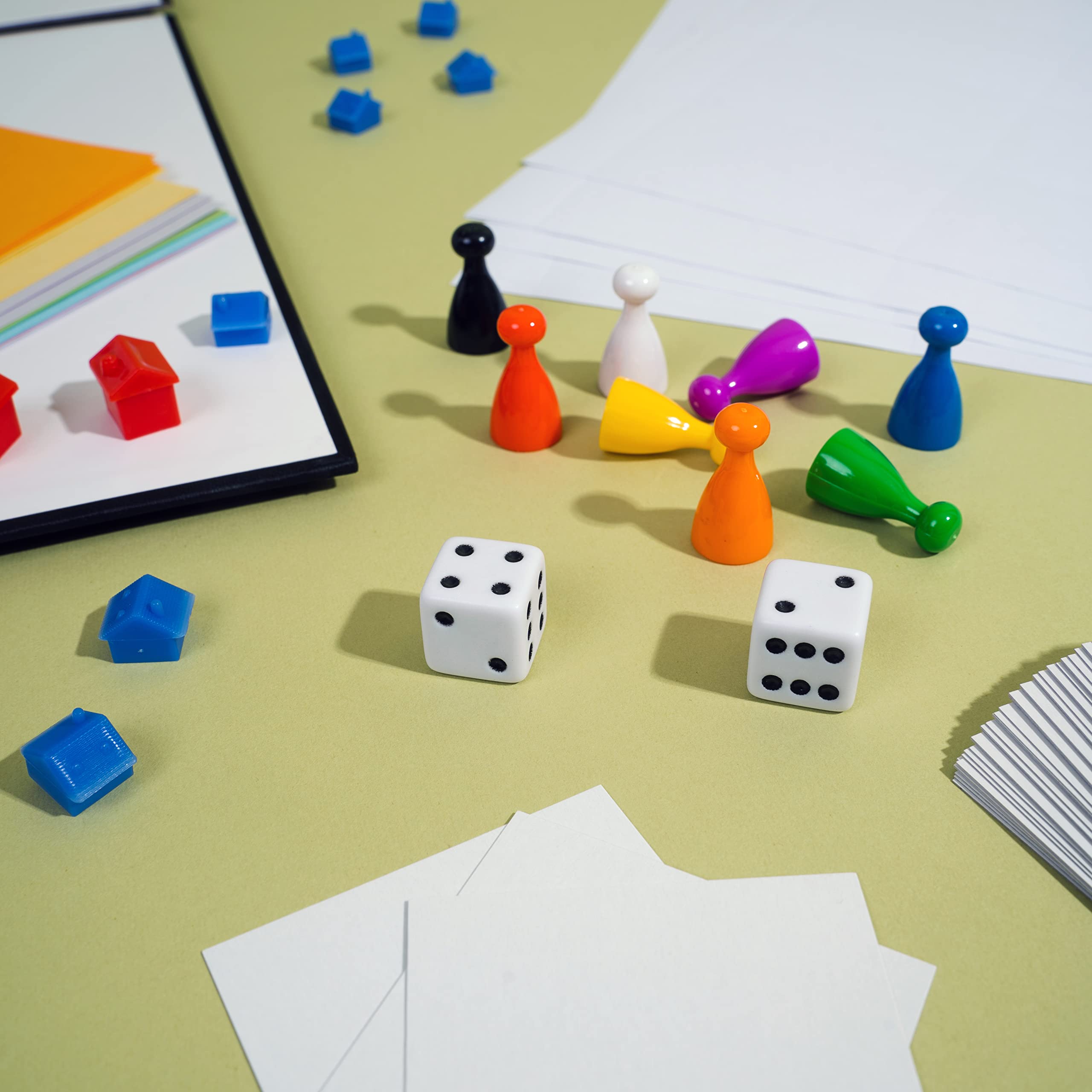 Apostrophe Games blank game box to store your customized Opoly set.