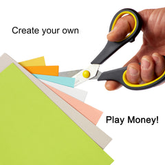 Apostrophe Games blank property sticker sheets with 144 labels for quick setup.