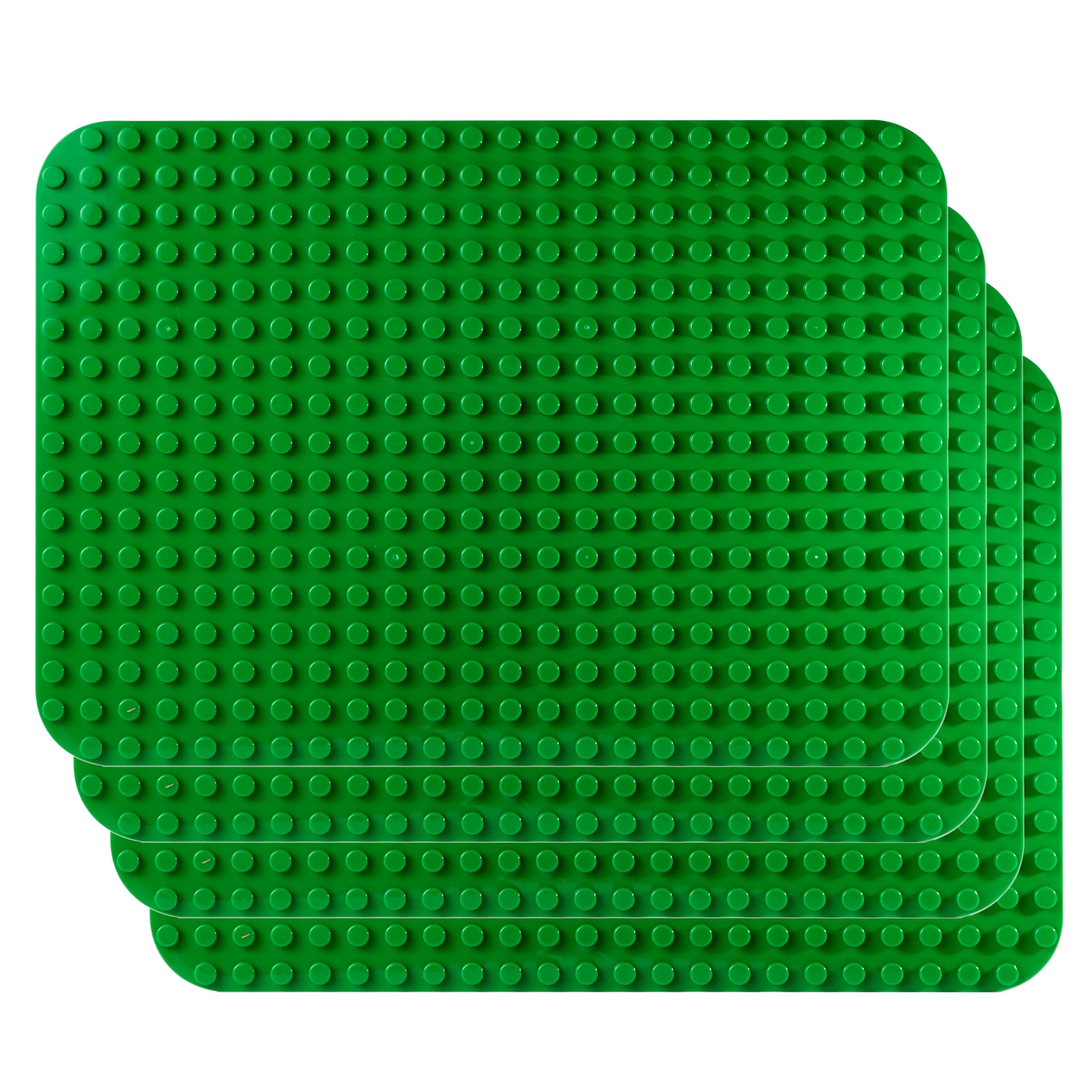 Apostrophe Games green base plate 15x10 for large blocks, perfect for open-ended play.