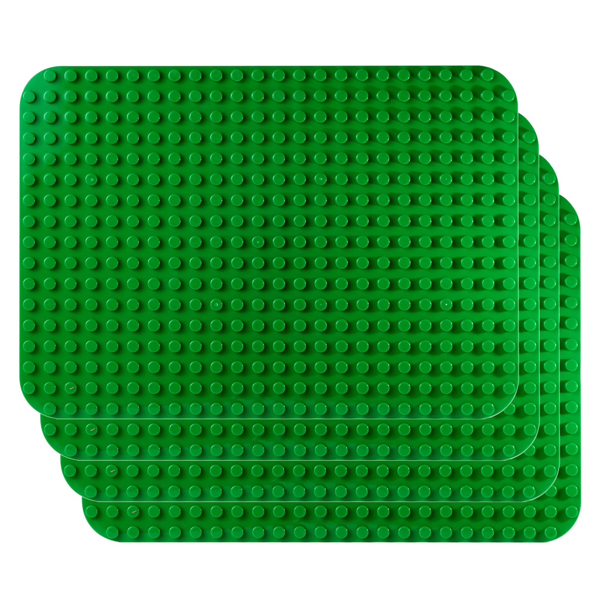Apostrophe Games green base plate 15x10 for large blocks, perfect for open-ended play.