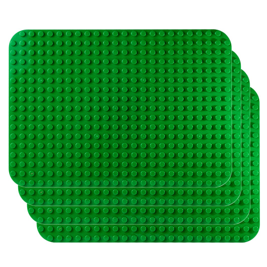 Apostrophe Games green base plate 15x10 for large blocks, perfect for open-ended play.