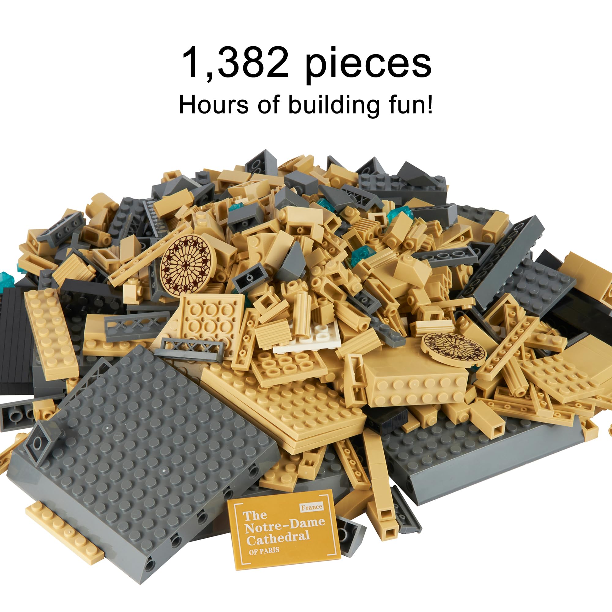 Apostrophe Games Notre-Dame Cathedral 1382-piece set for an expansive build.