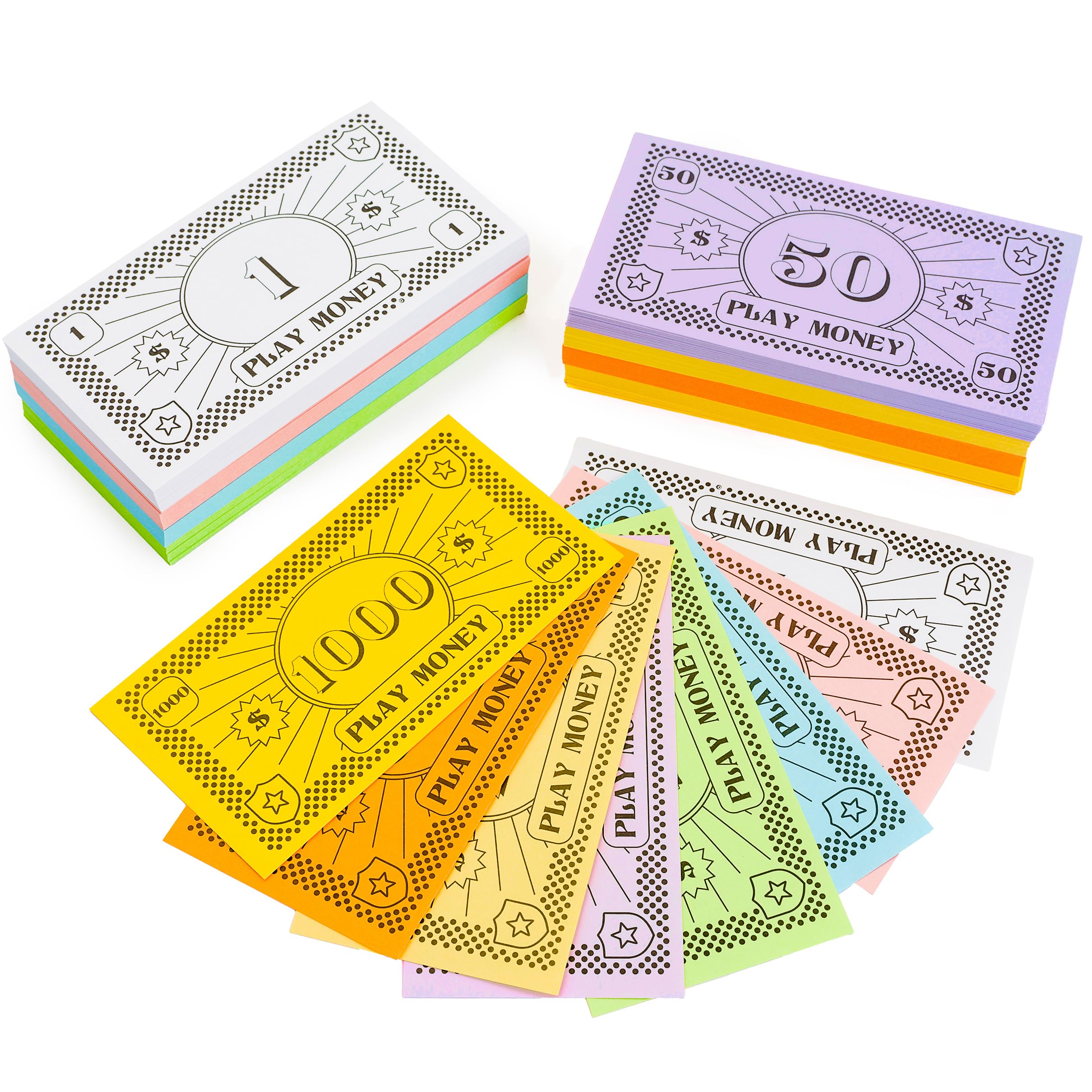 Apostrophe Games Opoly money educational use supporting basic math concepts.
