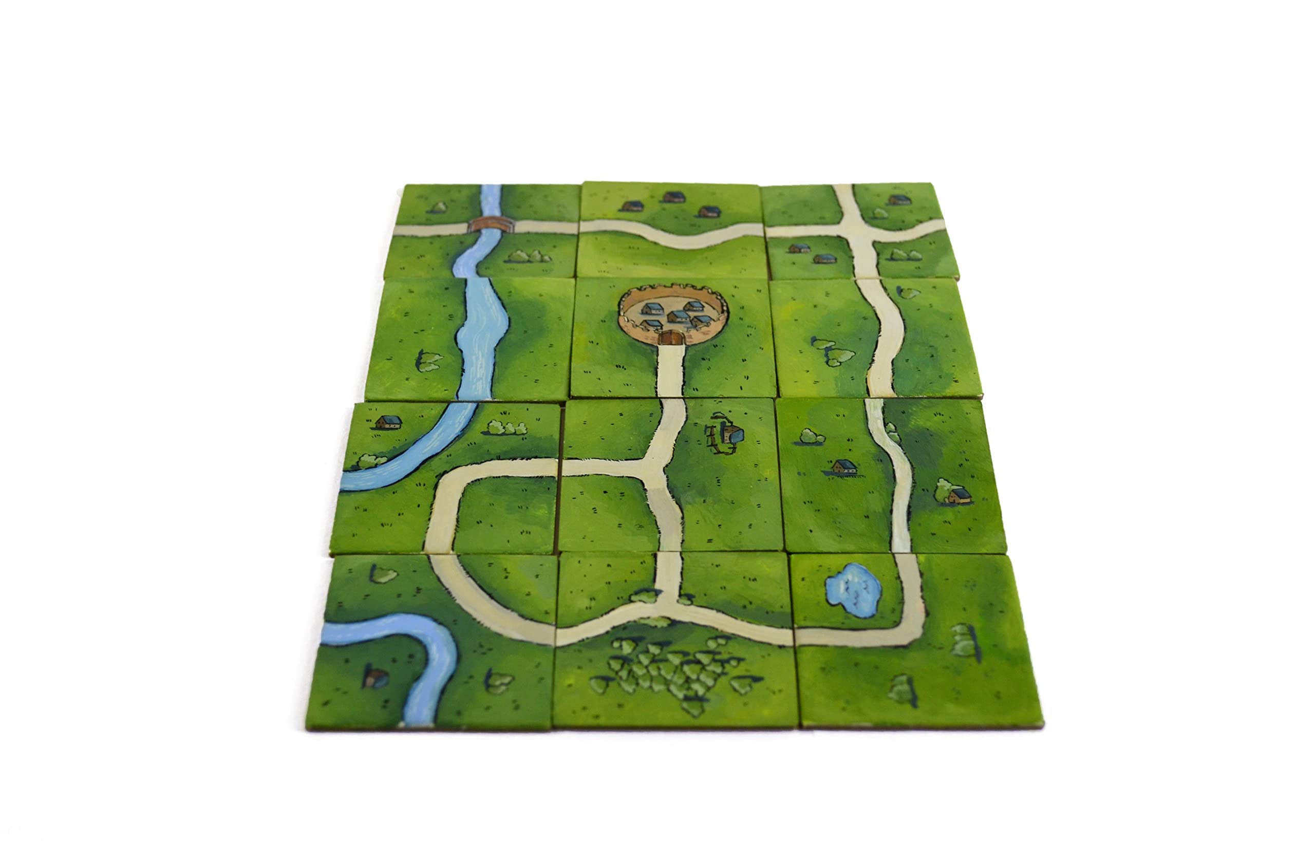 Apostrophe Games square tiles versatile for custom board designs and expansions.