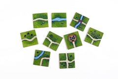 Apostrophe Games square tiles ideal for treasure maps and puzzles.