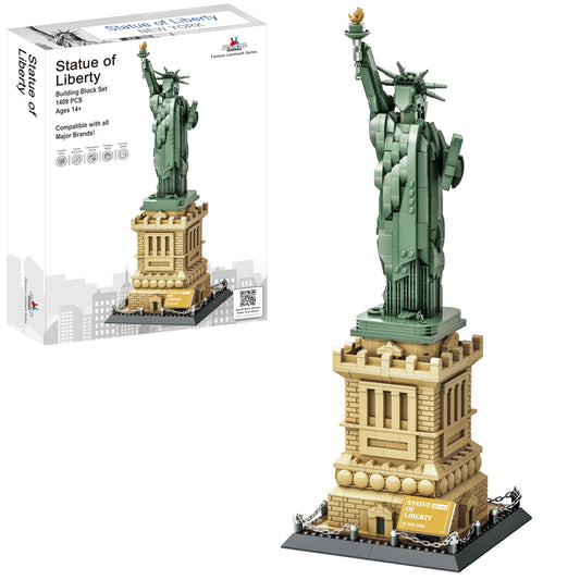 Apostrophe Games Statue of Liberty assembly creates a stunning home display.