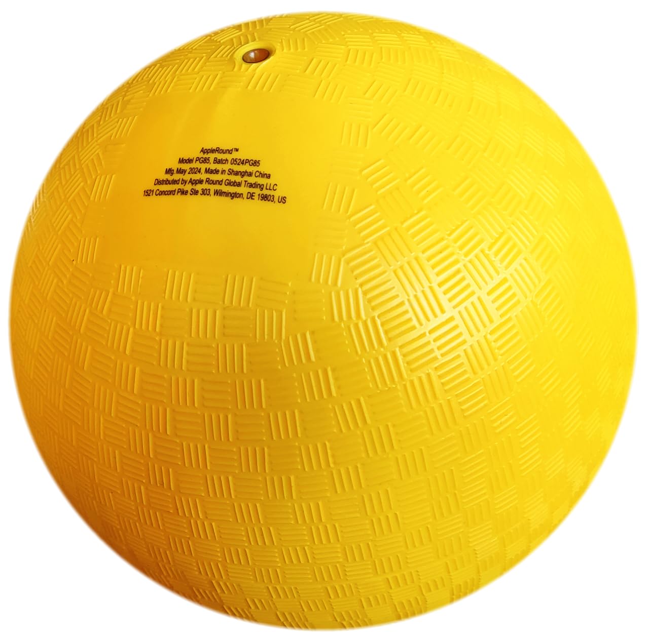 AppleRound ball with textured no-slip grip for confident throws.