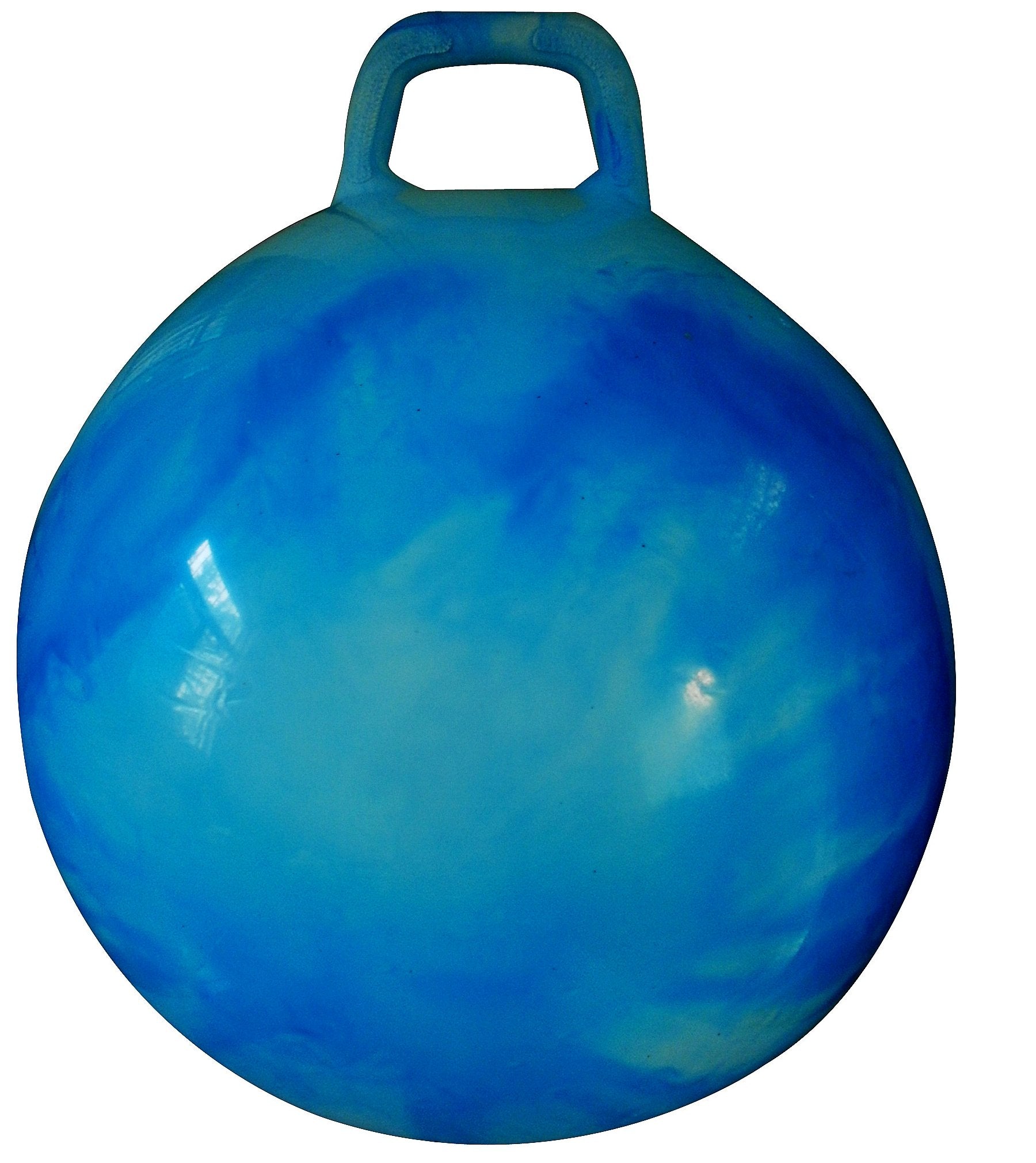 AppleRound Hippity Hop Ball with blue cloud design supports active indoor play.