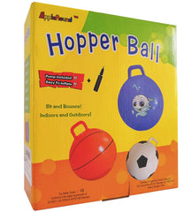 AppleRound Hippity Hoppity Hop Ball ships with pump for quick inflation and ready fun