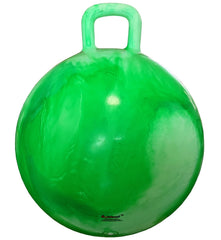 AppleRound hop ball with a durable grip handle for secure bouncing during play