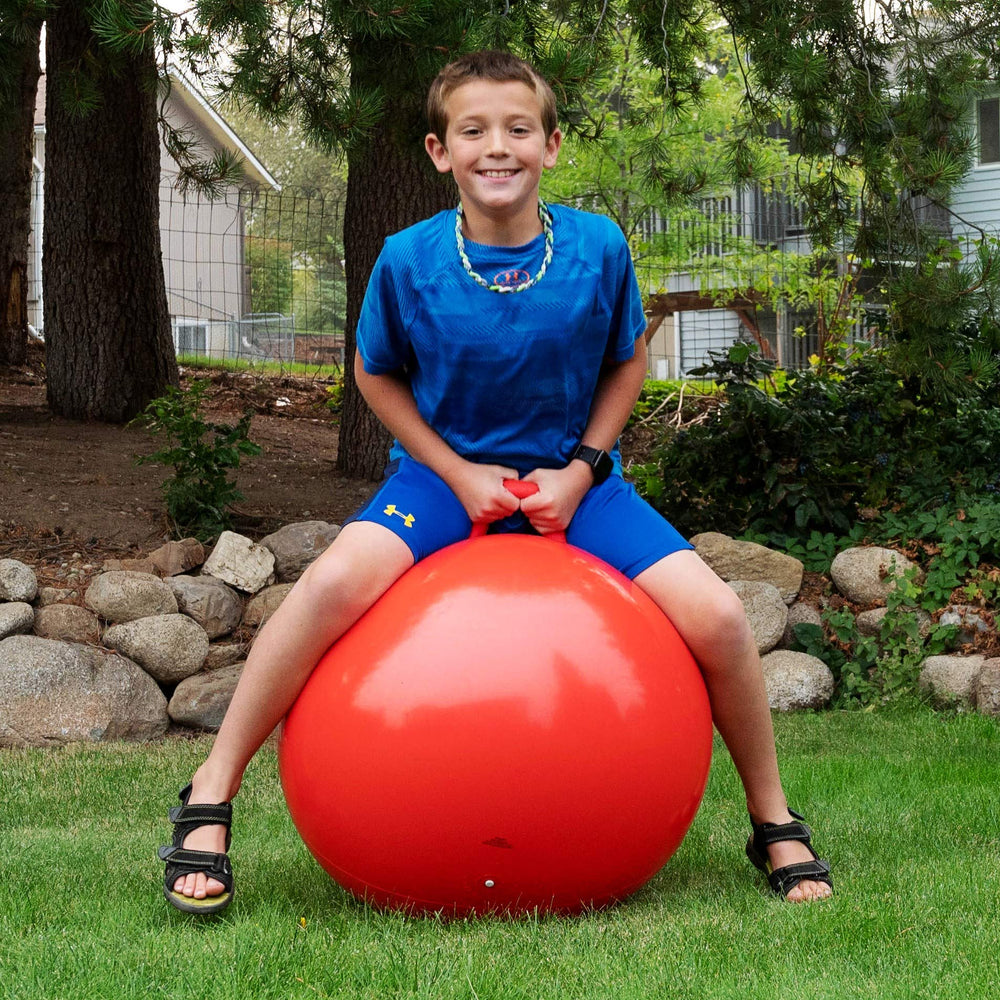 AppleRound Space Hopper Ball 22in arrives deflated and ready to inflate