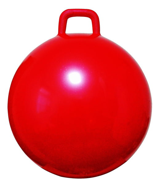 AppleRound Space Hopper Ball 22in inflating with the included pump for quick setup