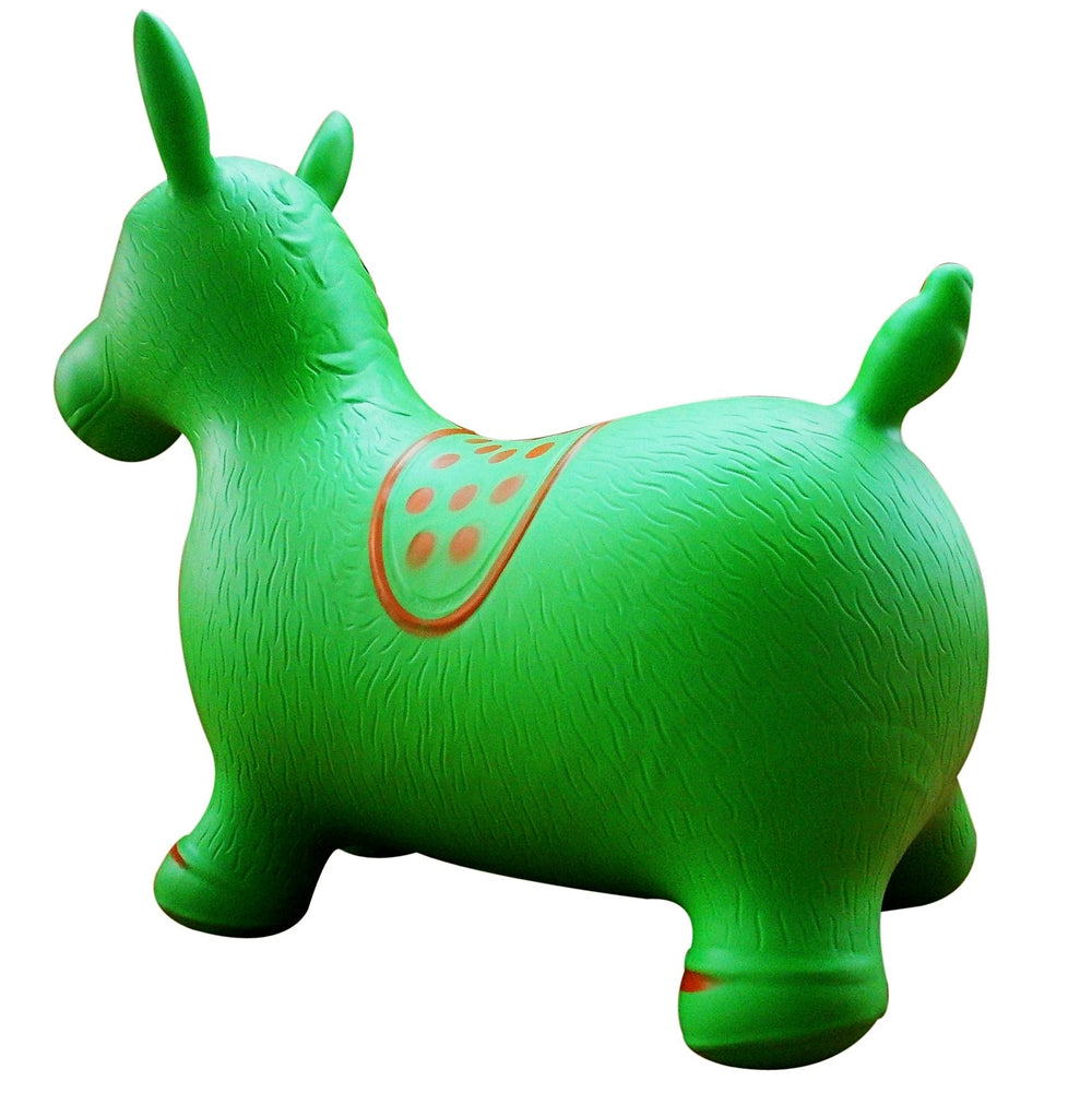 AppleRound unicorn space hopper rear view for creative pretend play indoors