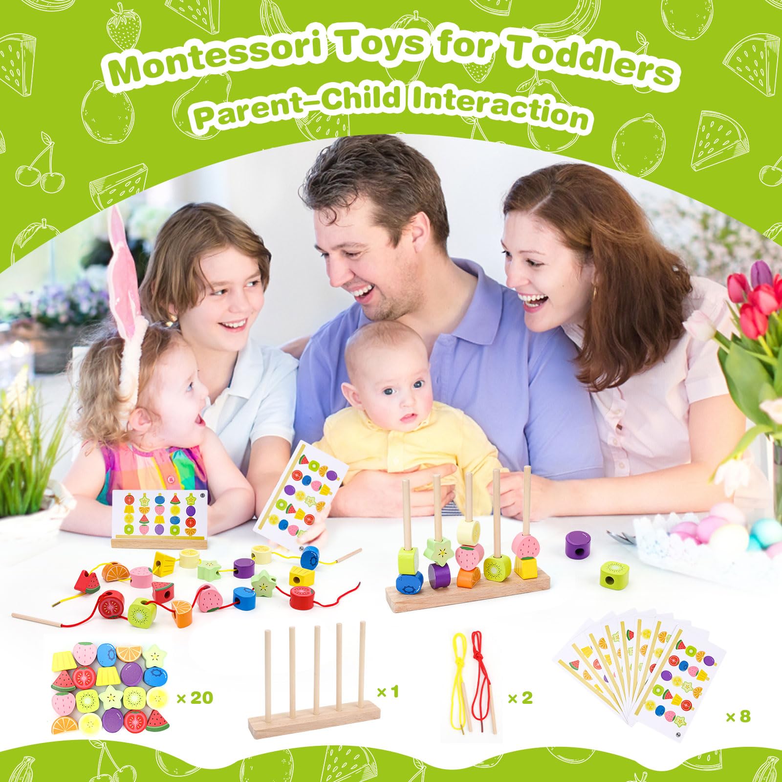 Appoft kit features double-sided cards to boost pattern recognition during play.