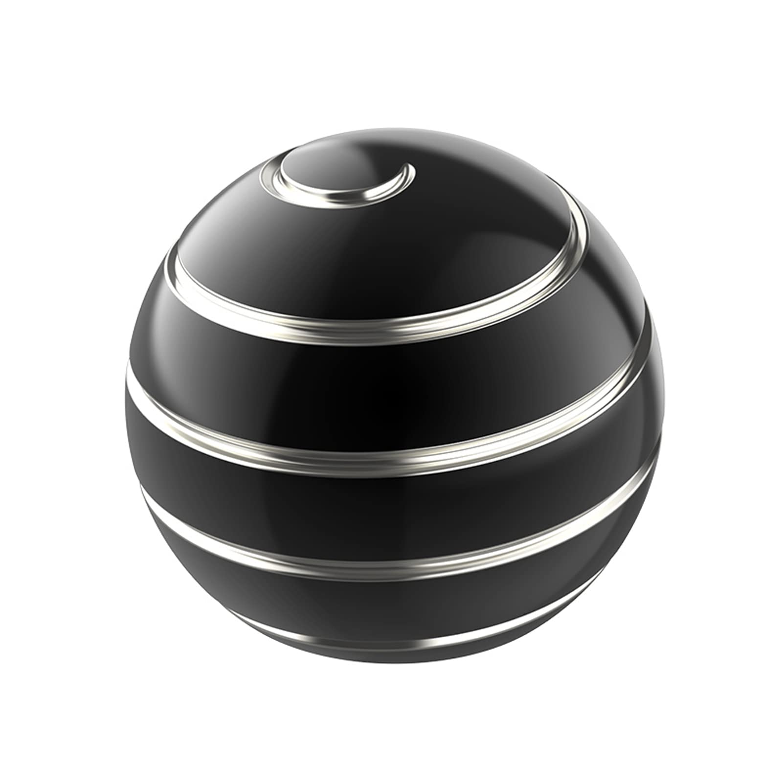 Apqdw autism sensory fidget toy 2.17-inch desk ball in black enhances focus and calm.