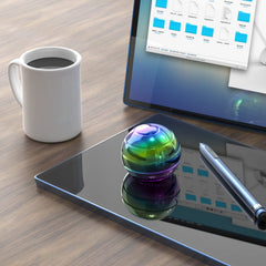 Apqdw kinetic desk ball portable-spinning suitable for quick desk breaks.