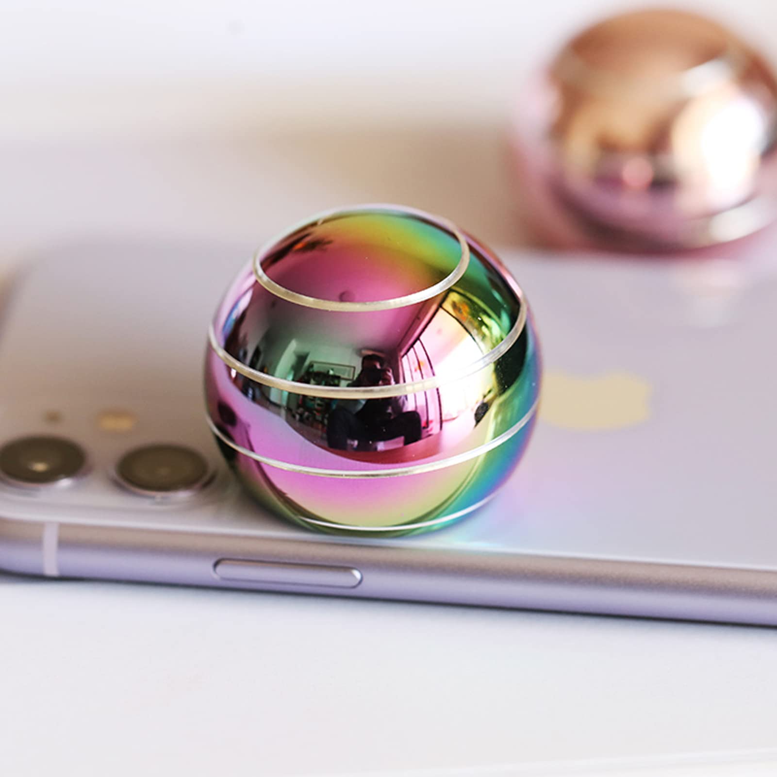 Apqdw kinetic desk toy pocket-size fits in pocket for on-the-go focus.