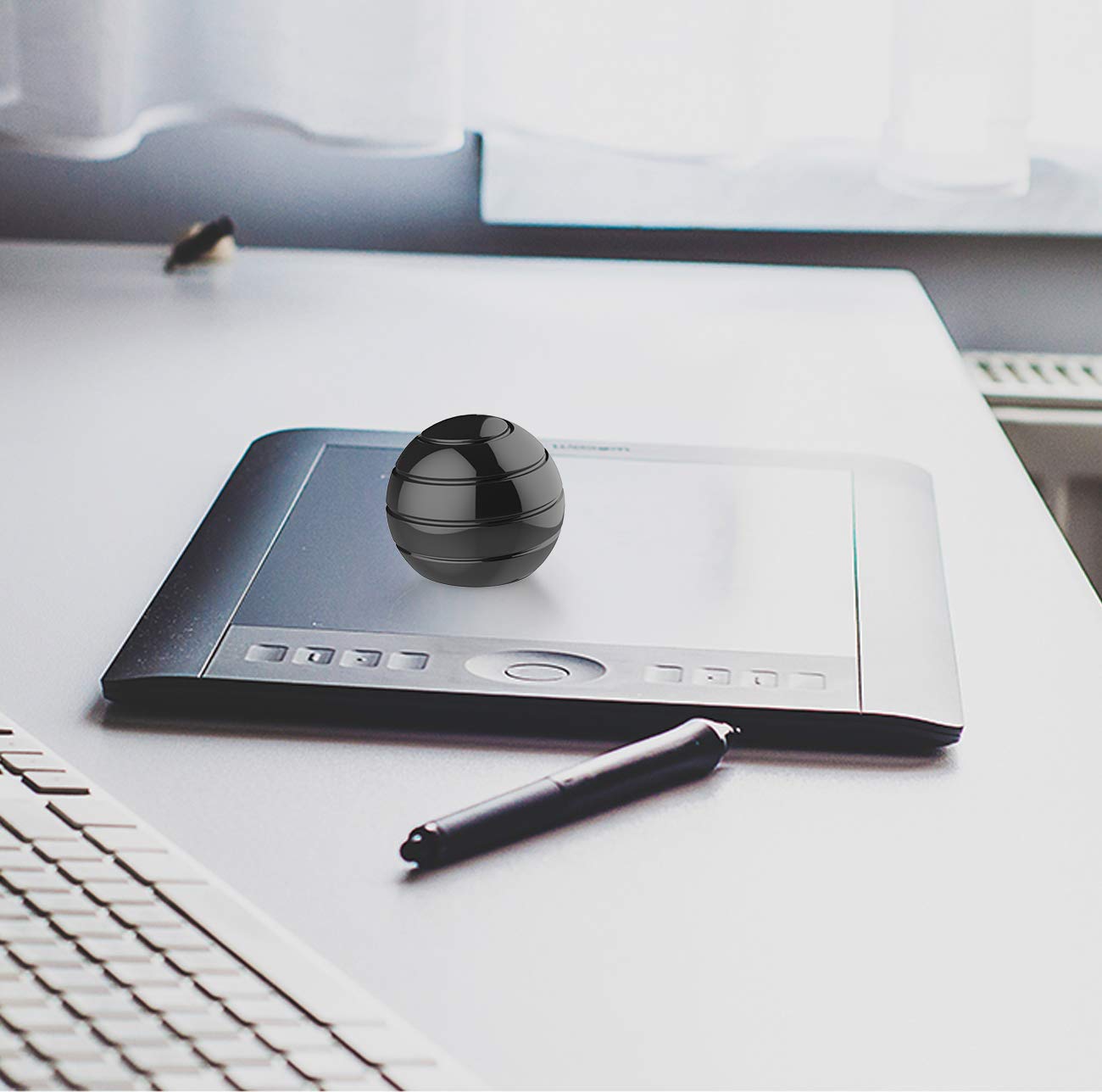 Apqdw desk spinning ball shows 150-300 seconds rotation time.