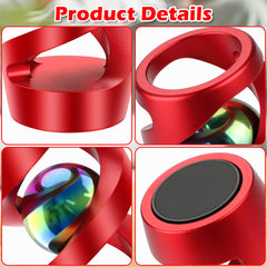 Apqdw red aluminum desk fidget spinning smoothly