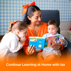 Isa page illustration shows vibrant characters to spark imagination during song time.