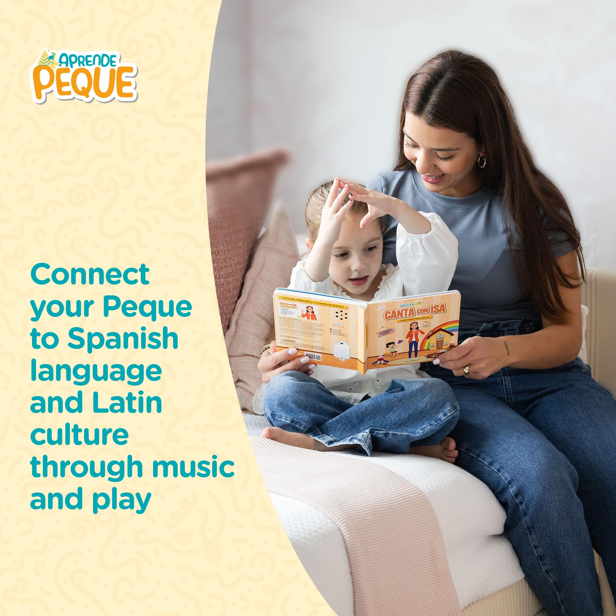 Aprende Peque durable board page buttons deliver safe, interactive music per page