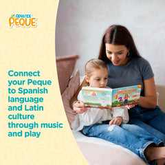 Aprende Peque Isa six themes page highlights daily words for play-based learning.