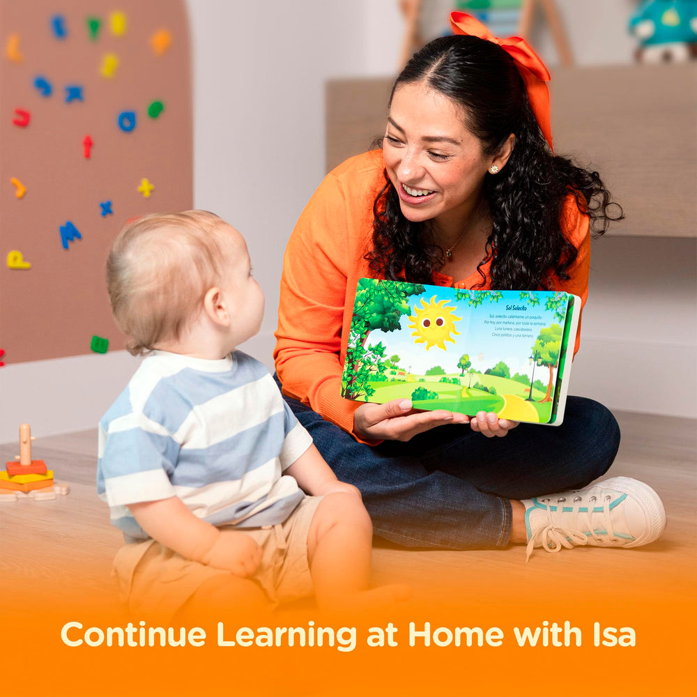 Aprende Peque 6-songs cover invites active listening and language growth.