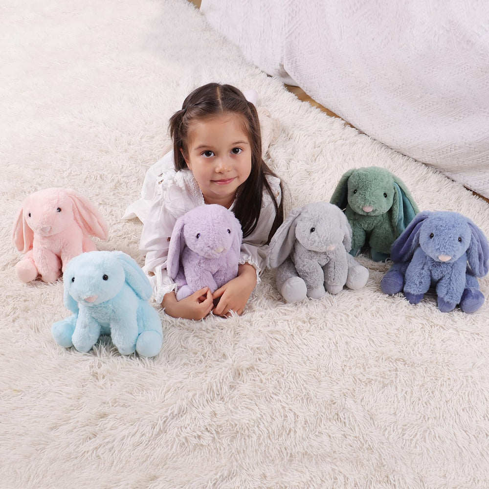 Apricot Lamb baby-safe plush bunny designed for newborns