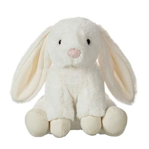 Apricot Lamb Cream Bunny full view shows an 8-inch cuddly plush for hugs
