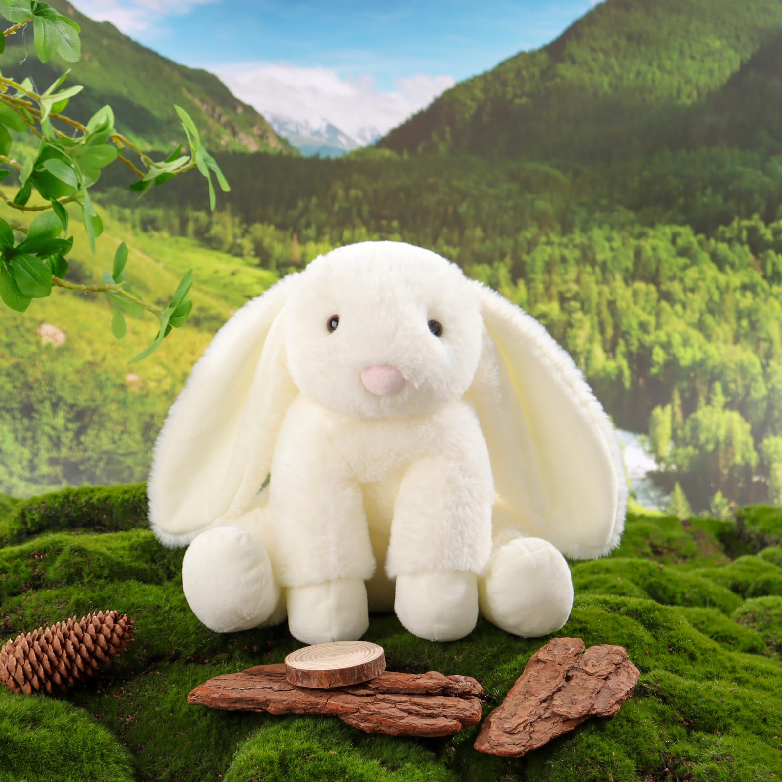 Apricot Lamb Cream Bunny soft fur close-up for cozy snuggles