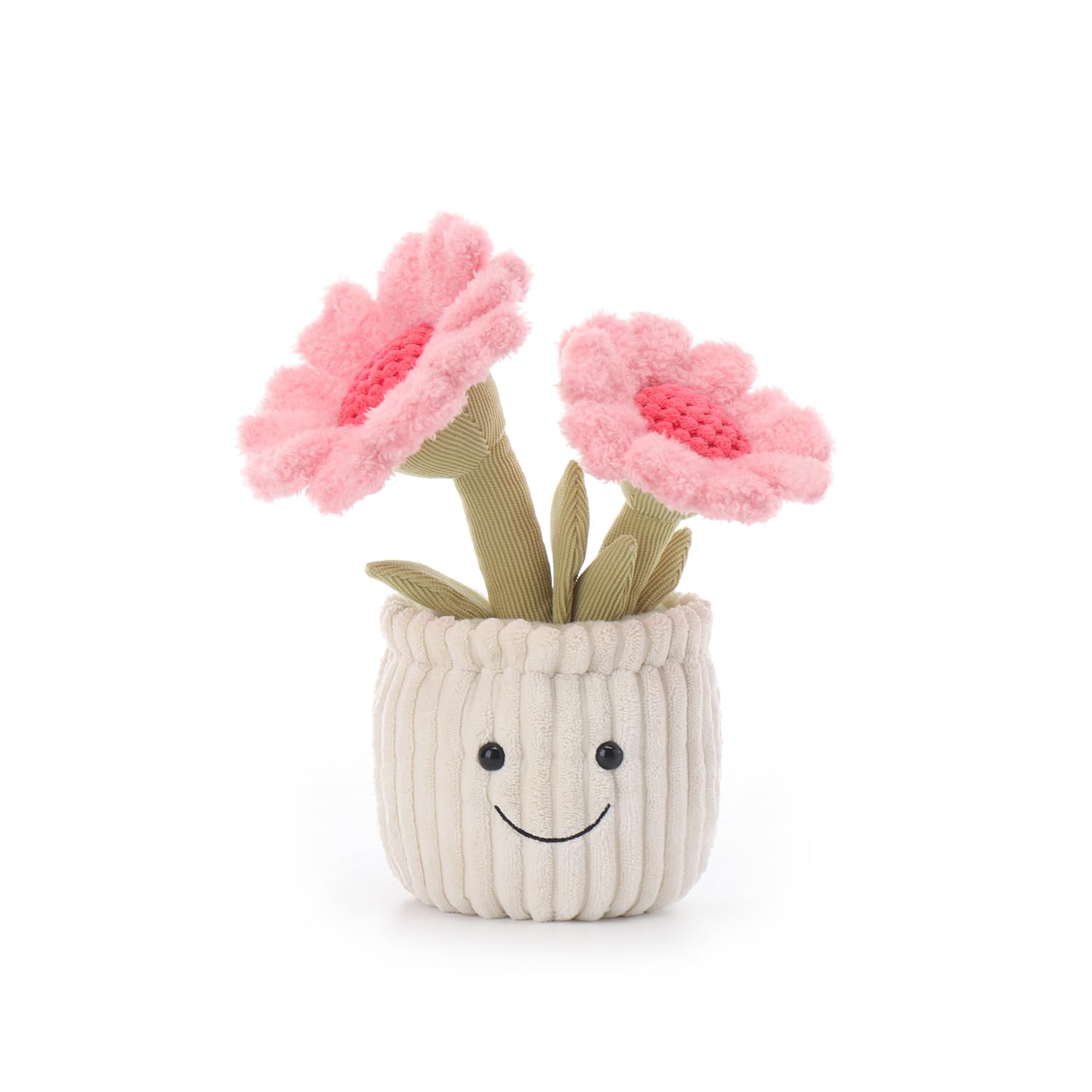 Apricot Lamb soft sunflower plant plush offers a cuddly decor accent for kids.