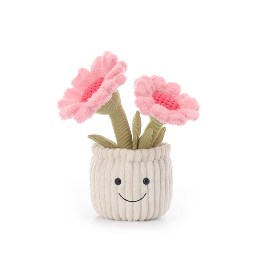 Apricot Lamb soft sunflower plant plush offers a cuddly decor accent for kids.