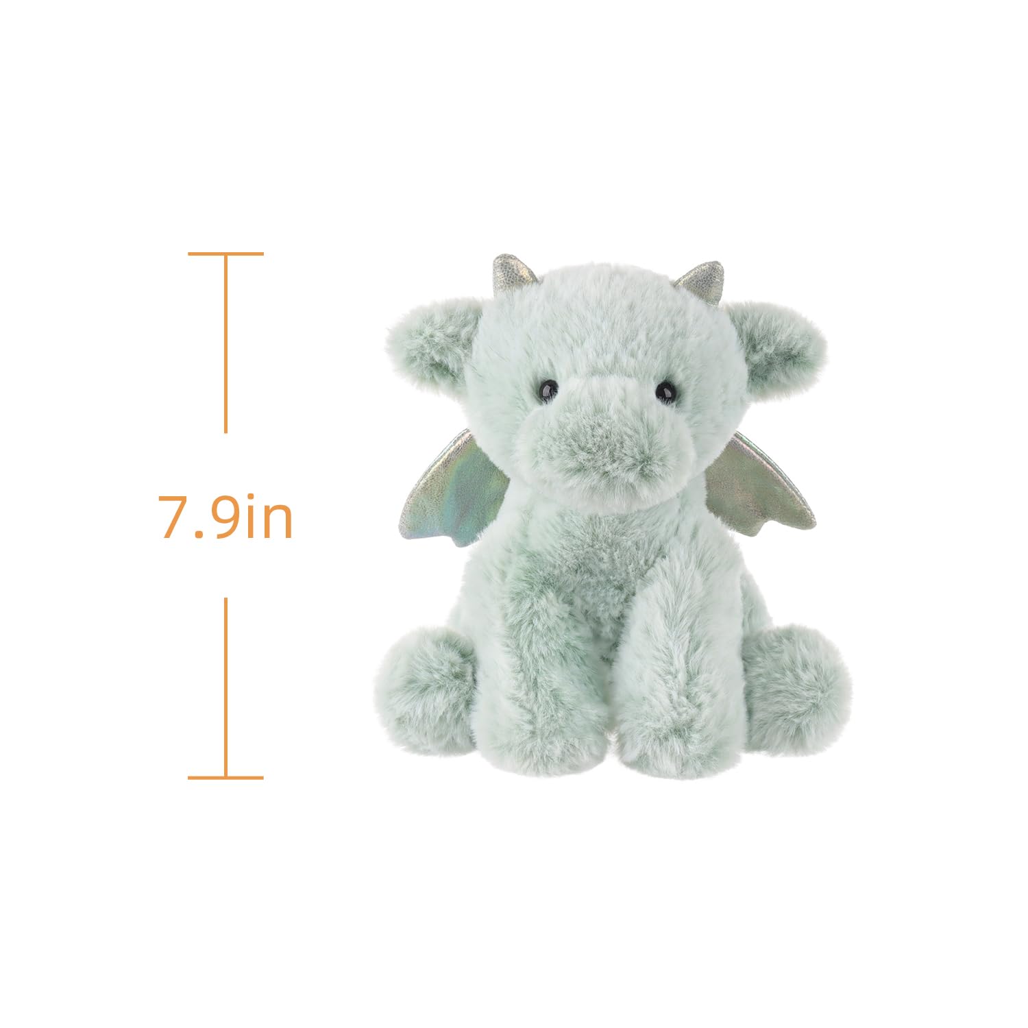 Travel-friendly Apricot Lamb dragon plush packed in backpack