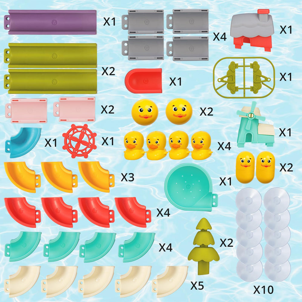 Aprilwolf Duck Slide gift-pack presents a thoughtful bath toy for kids.