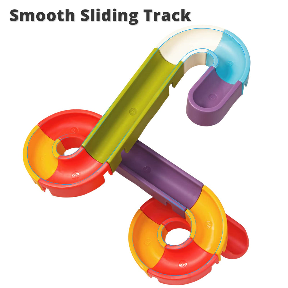 Aprilwolf Duck Slide track construction showing flexible routing for creativity.